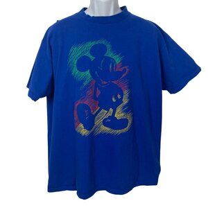 Vintage Mickey Mouse T Shirt Mens XL Exclusive Disney Parks Resorts Made in USA